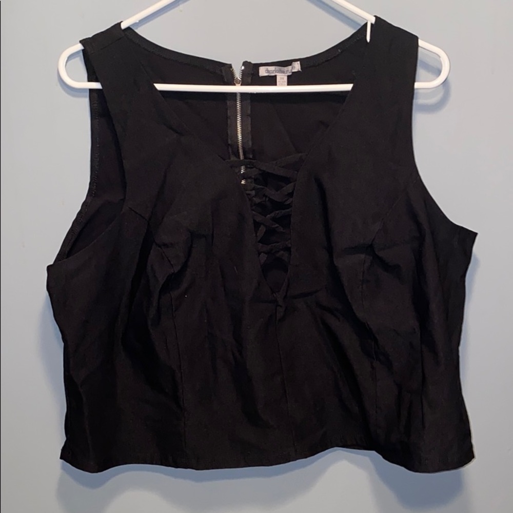 Charlotte Russe Plus Size Crop Top